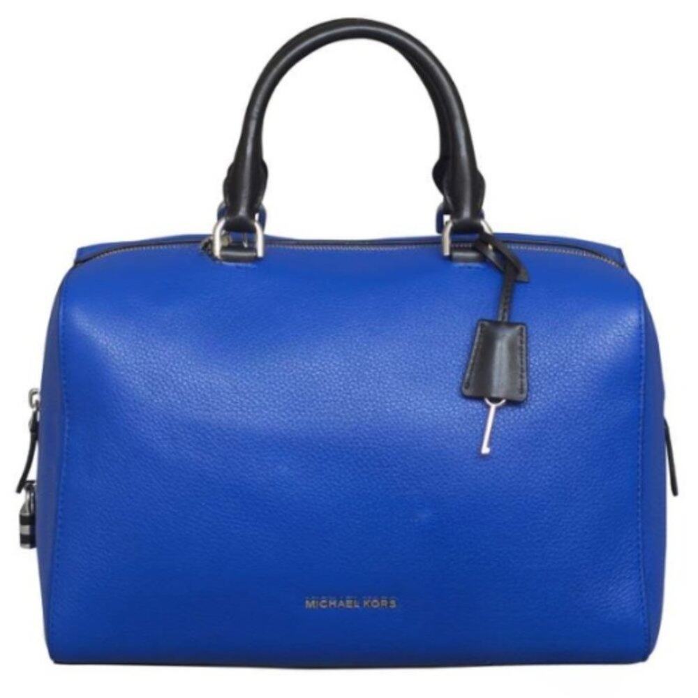 MICHAEL Michael Kors Large Kirby Satchel Electric Blue EUC